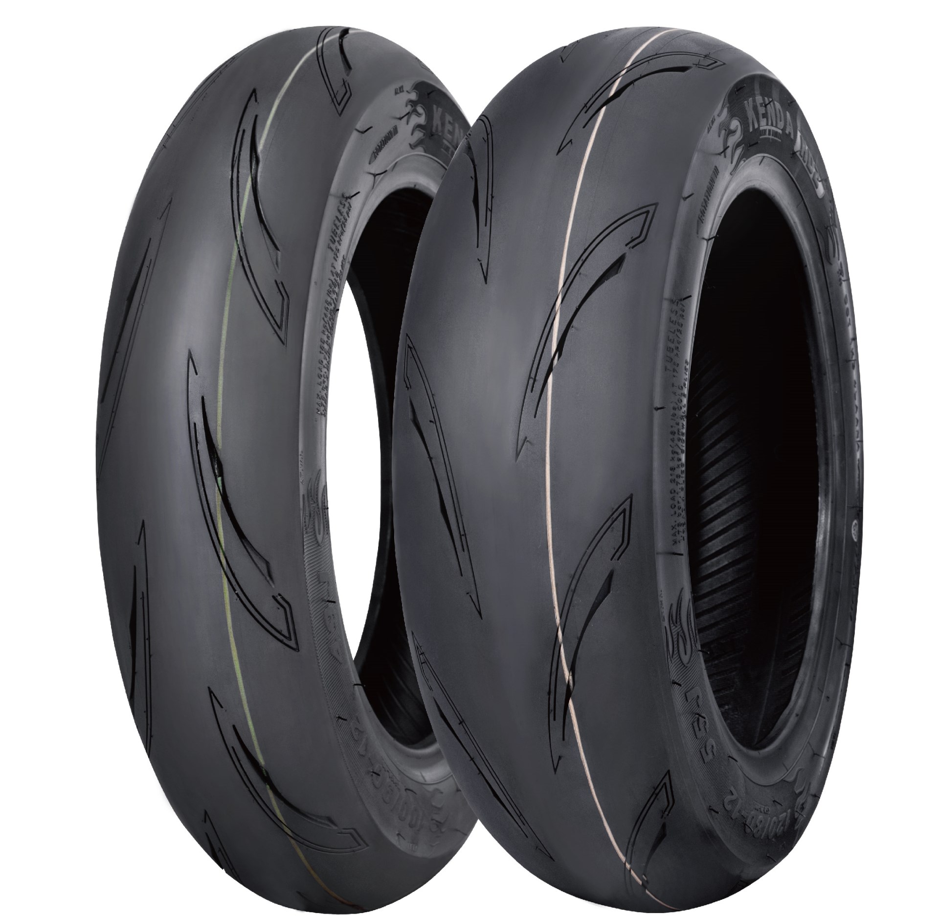 KENDA KD2+KD2 Plus 100/90/12+120/80/12